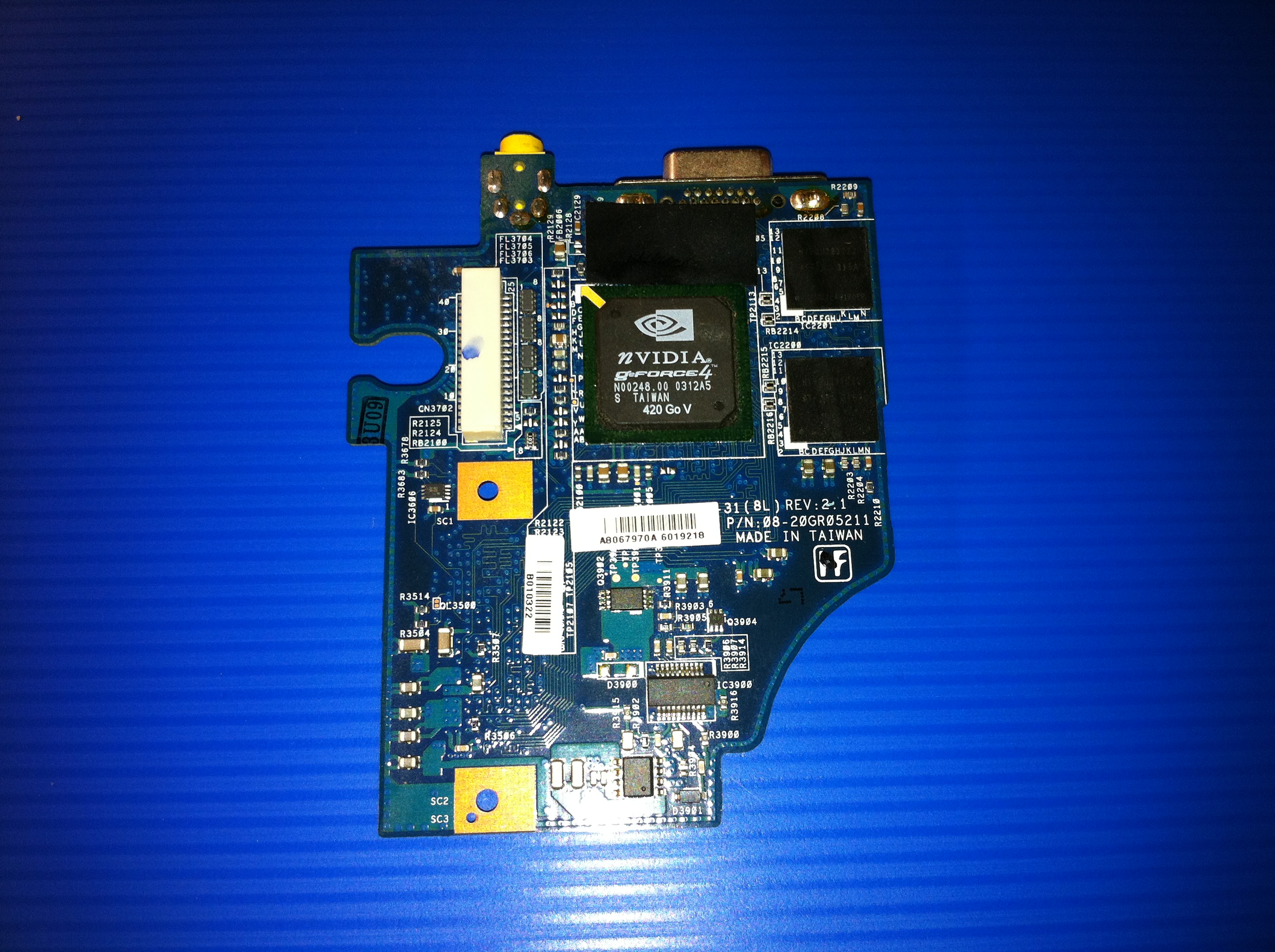 Carte NVIDIA GeForce 4 pour SONY PCG-GRT796